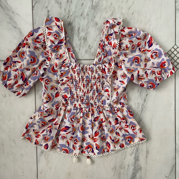 Anthropologie Maeve women’s floral top - Picture 2 of 3